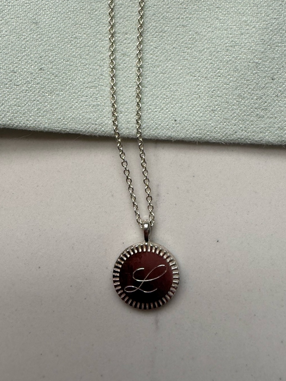 Gorjana ‘L’ initial necklace